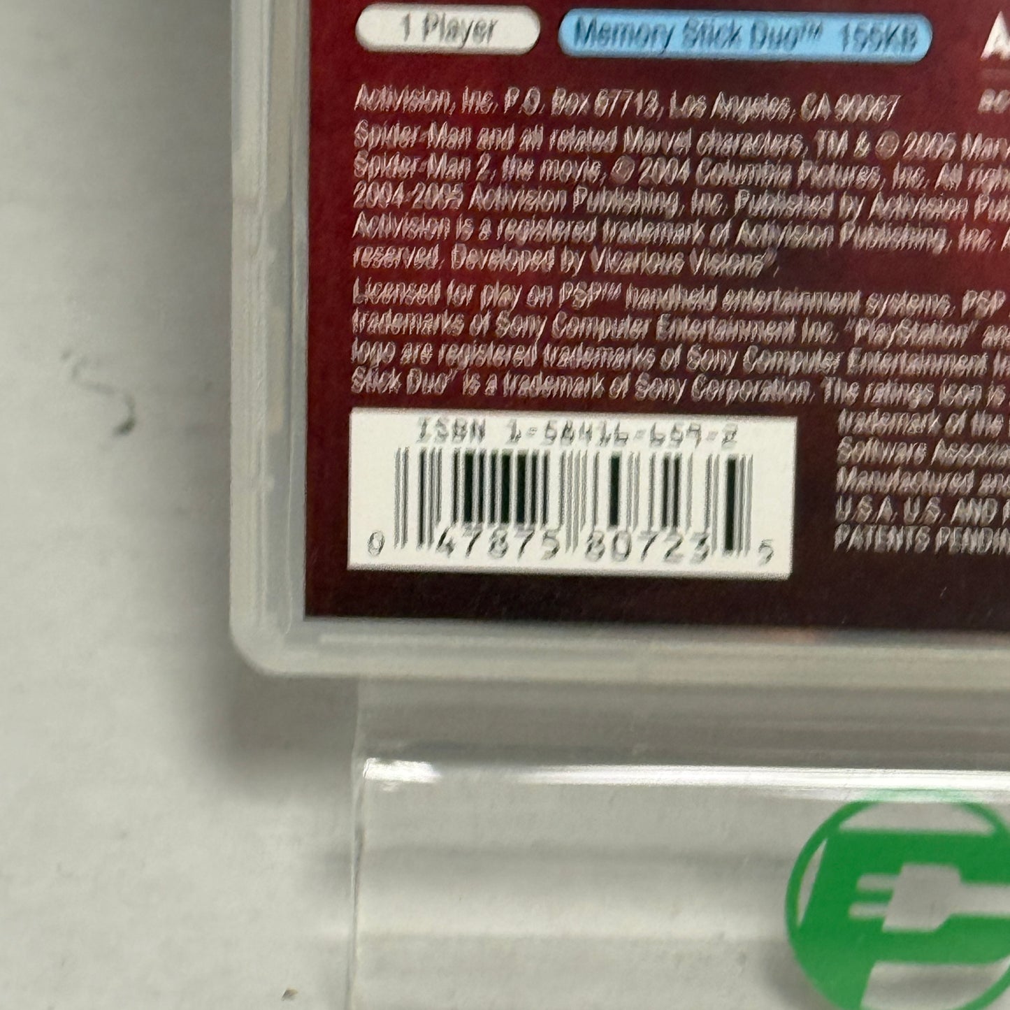 Spiderman 2 (Sony PlayStation Portable PSP, 2005)
