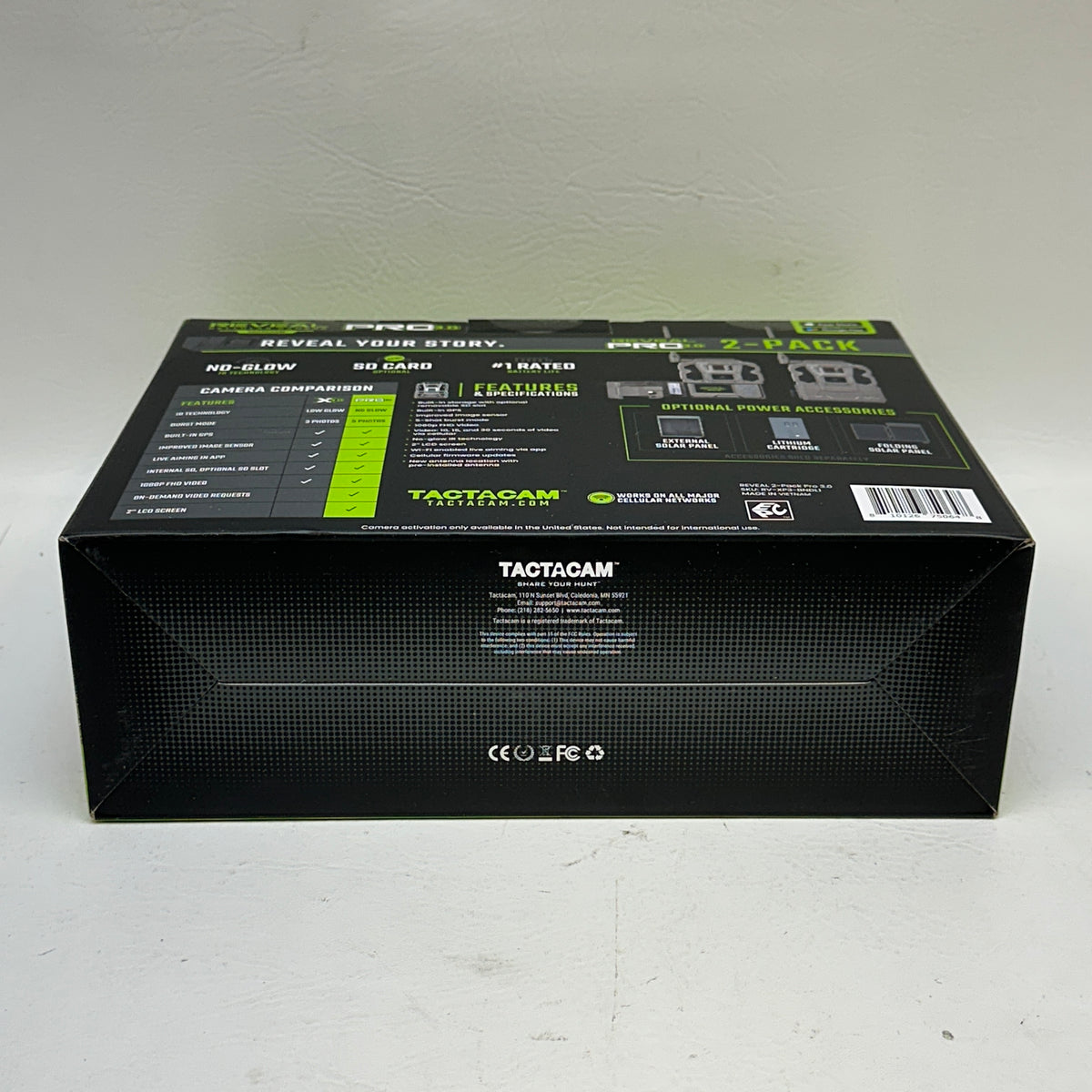 New Tactacam Reveal X Pro 3.0 Cellular camera Cellular Trail Camera RV-XP3-BNDL