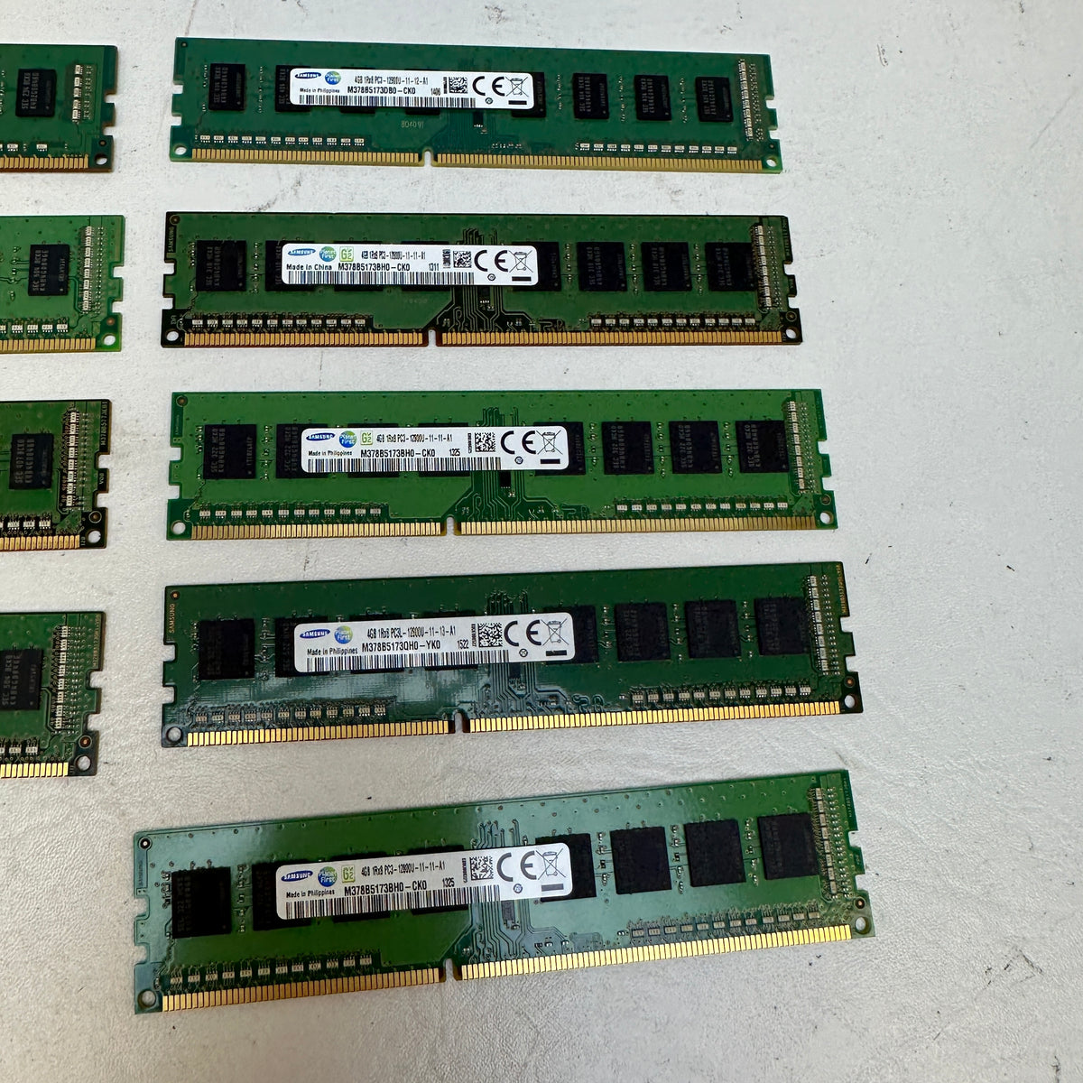 Lots Of 9 Samsung DDR3 36GB (9×4GB) RAM 1600MHz M378B5173DB0-CK0
