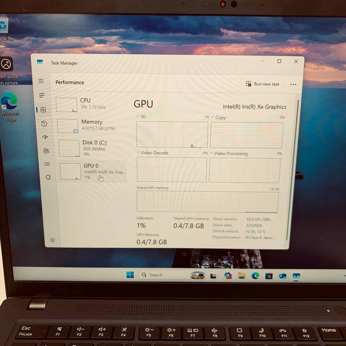 Lenovo ThinkPad T14 Gen 3 U2V59D9 14" i7-1265U 1.8GHz 16GB RAM 1TB SSD