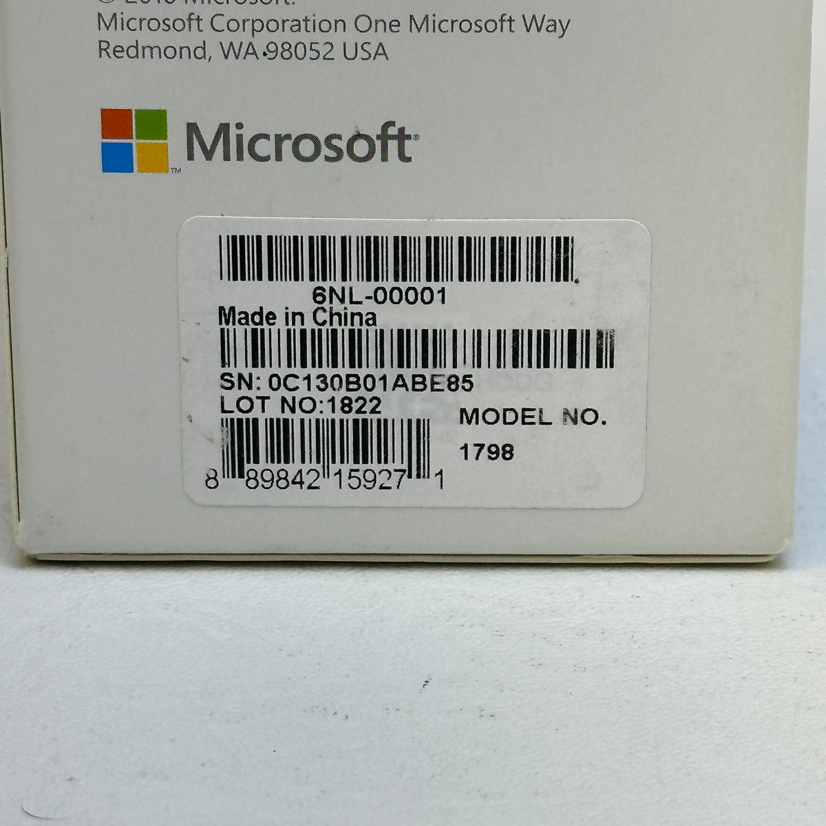New Microsoft Surface Book 102W AC Power Adapter 6NL-00001 1776