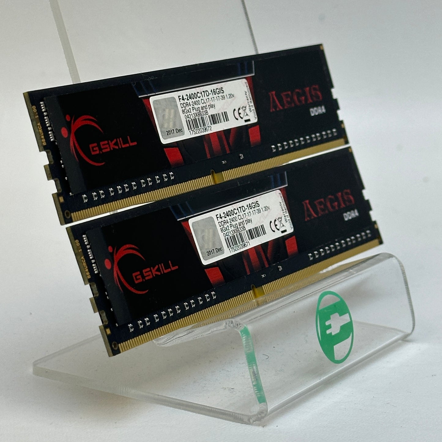 G.Skill Aegis 16GB (2x8GB) RAM DDR4 2400MHz F4-2400C17D-16GIS
