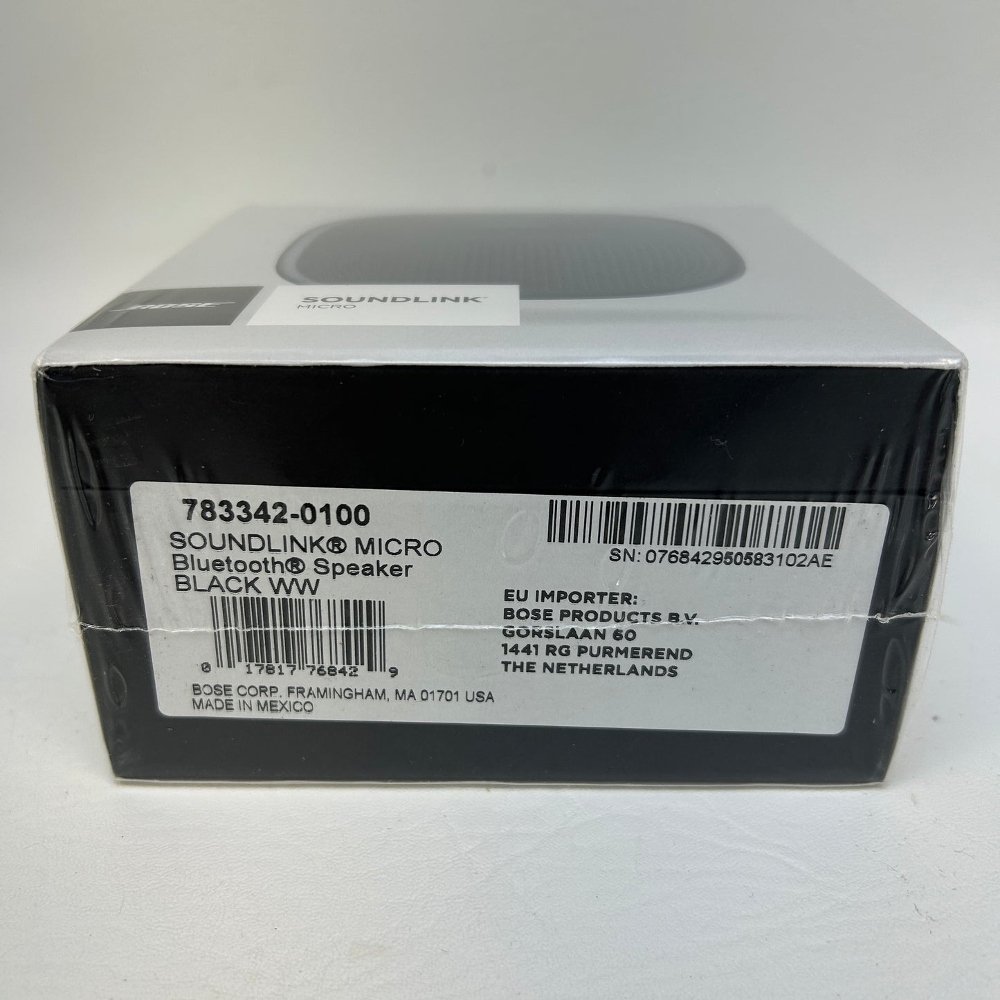 New Bose SoundLink Micro Portable Waterproof Bluetooth Speaker Black 783342-0100