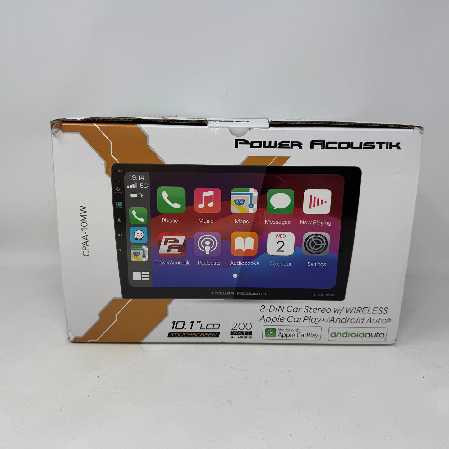 New Power Acoustik CPAA-10MW 10.6" Car Stereo Wireless CarPlay