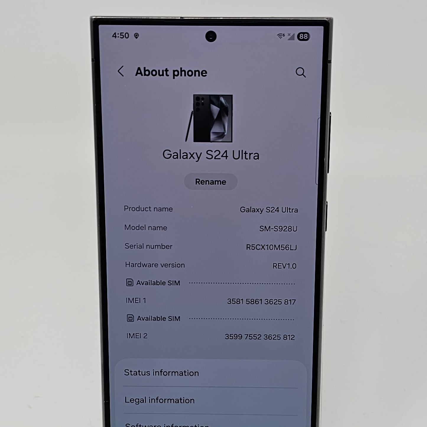 Unlocked Samsung Galaxy S24 Ultra 12GB RAM 256GB SM-S928U Titanium Black