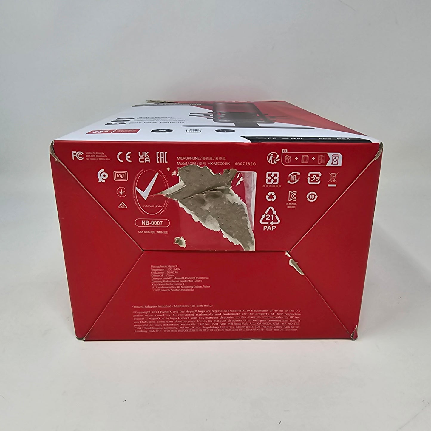 New HyperX Quadcast USB Microphone HX-MICQC-BK