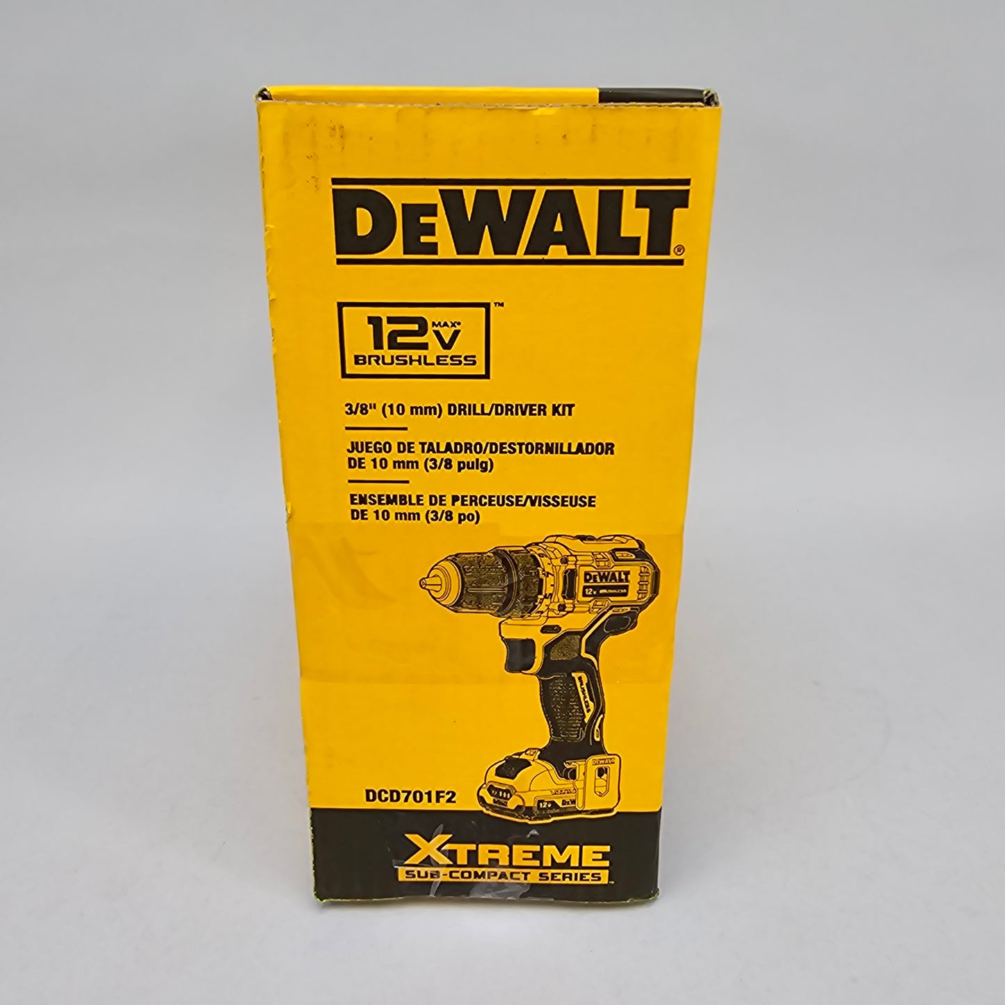 New DeWalt DCD701F2 12V Max 3/8" Drill / Driver Kit