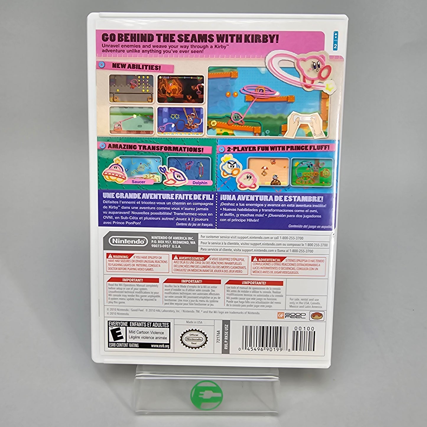 Kirby's Epic Yarn (Nintendo Wii, 2010)