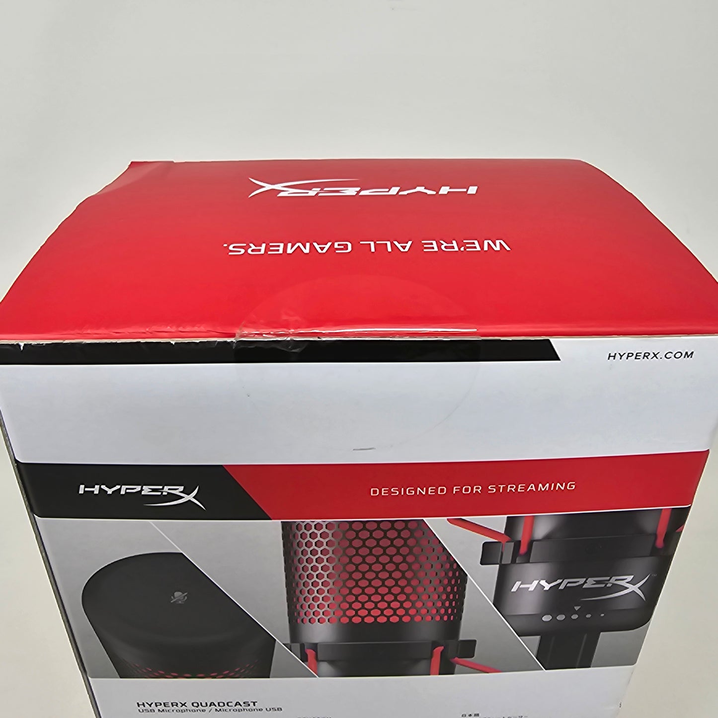 New HyperX Quadcast USB Microphone HX-MICQC-BK