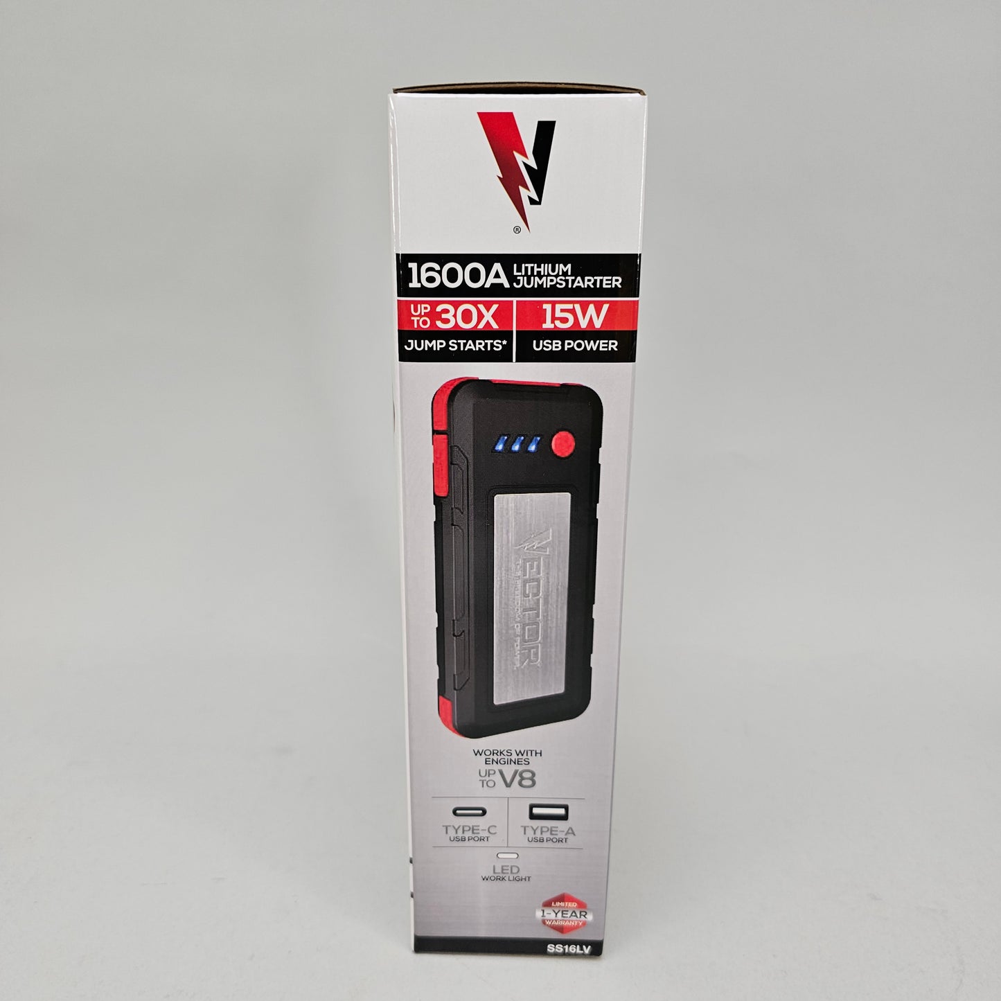 New Vector SS16LV 1600A Lithium Jump Starter