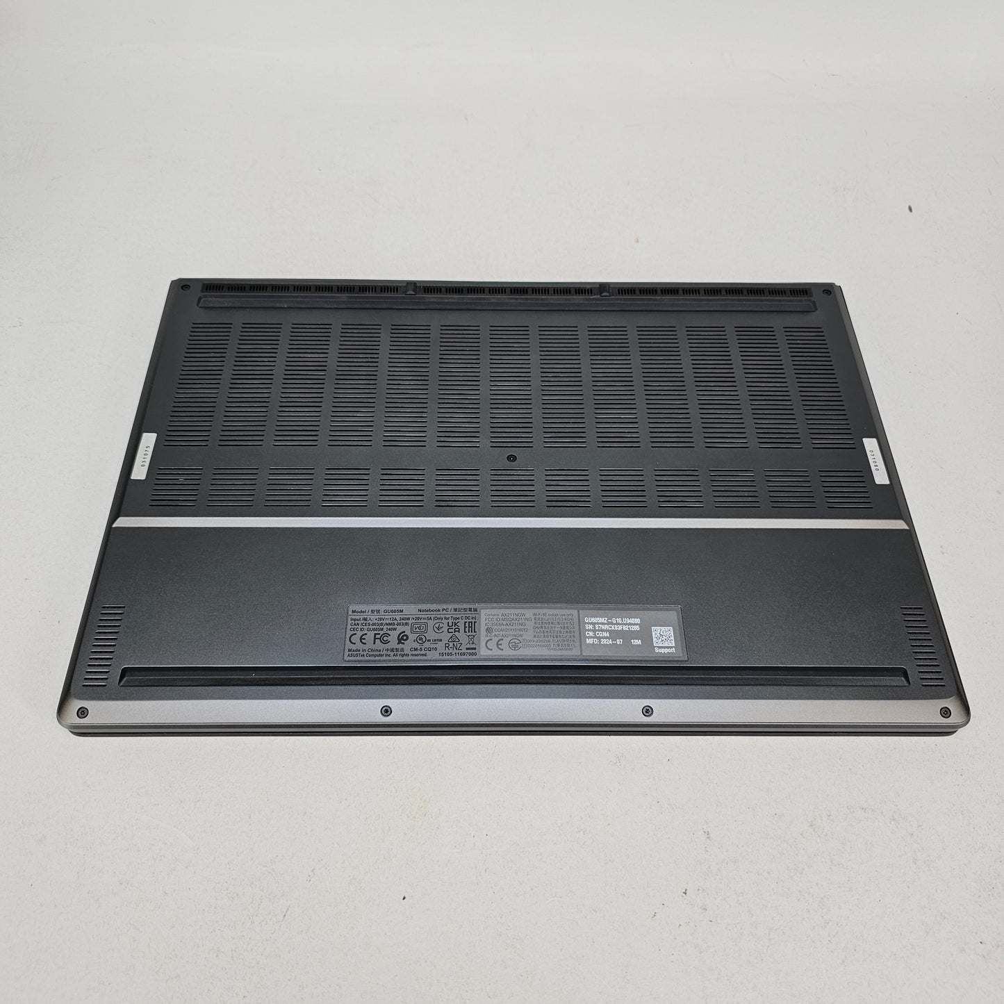ASUS ROG Zephyrus G16 90nr0ir5-m00420 Ultra 9 185H 32GB RAM 1TB SSD RTX 4080