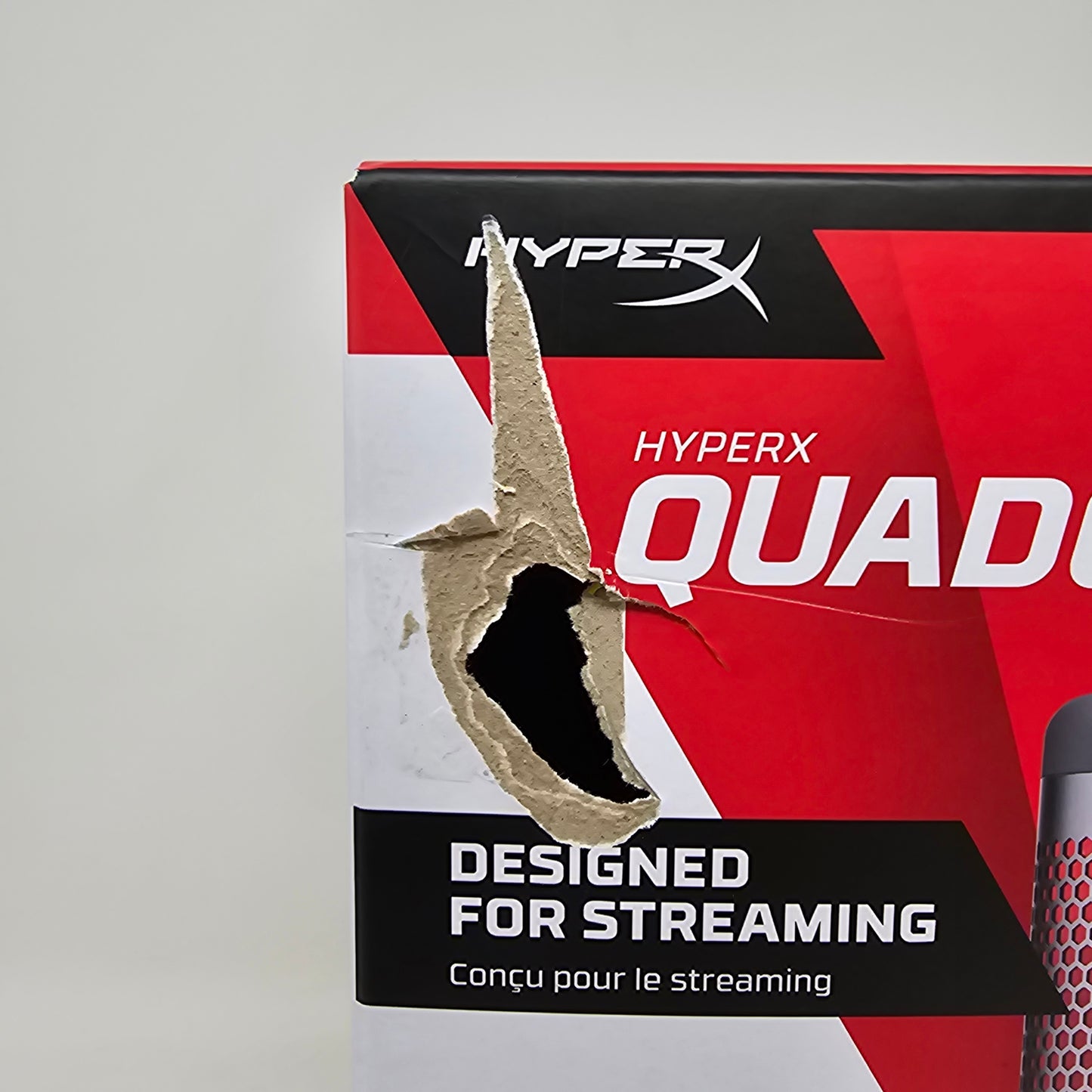 New HyperX Quadcast USB Microphone HX-MICQC-BK