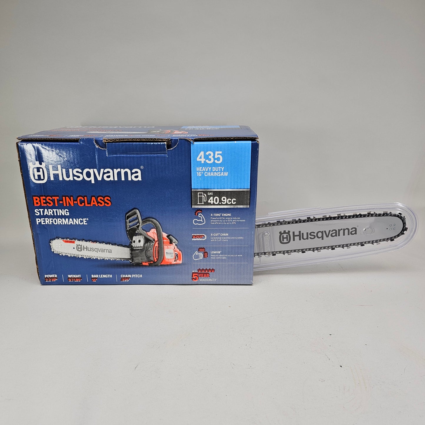 New Husqvarna 435 Heavy Duty 16" Chainsaw