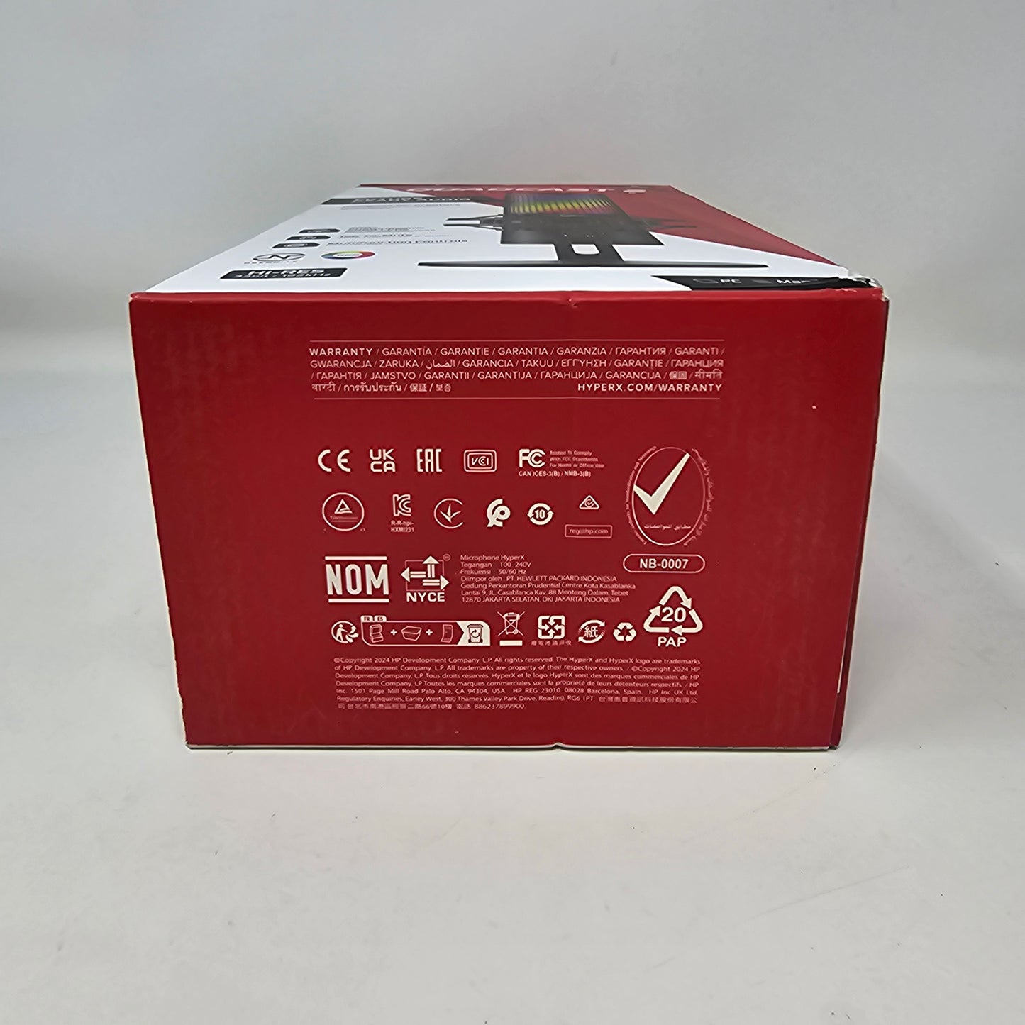 New HyperX Quadcast 2 S Condenser Microphone 9A273A6