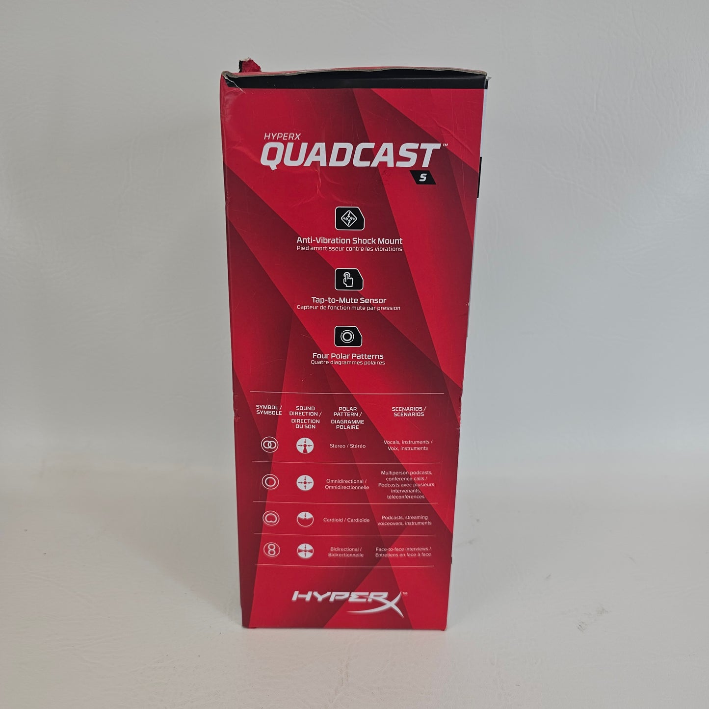 New HyperX Quadcast S USB Microphone QDCOO1