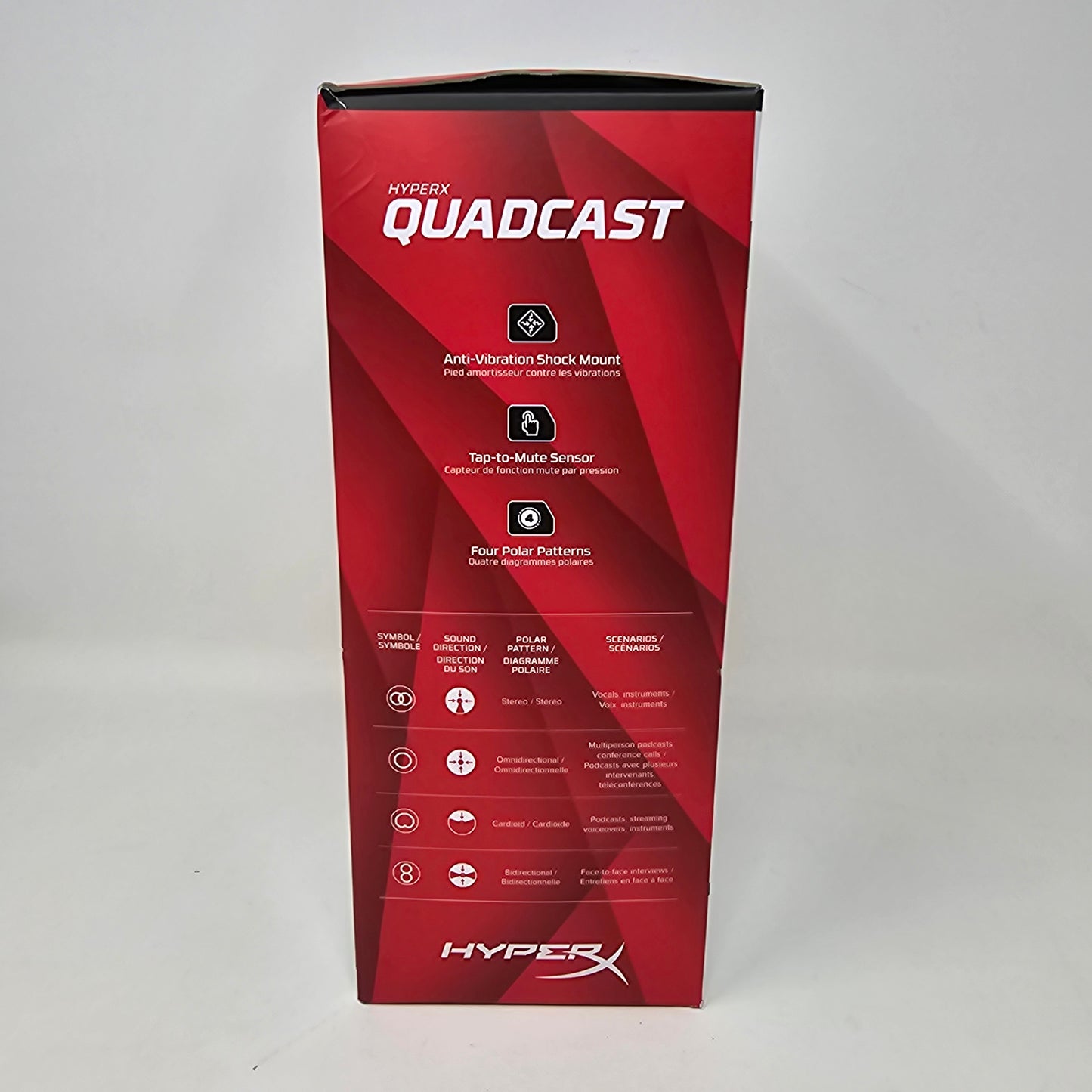 New HyperX Quadcast USB Microphone HX-MICQC-BK