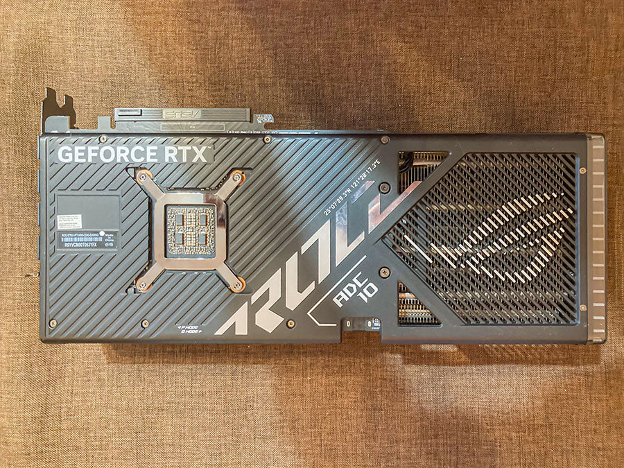 High-performance graphics card displayed for resale at PayMore Reston