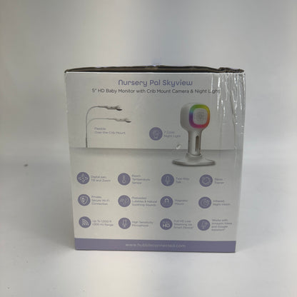 New Hubble Nursery Pal Skyview Baby Monitor HCSNPSKYWB