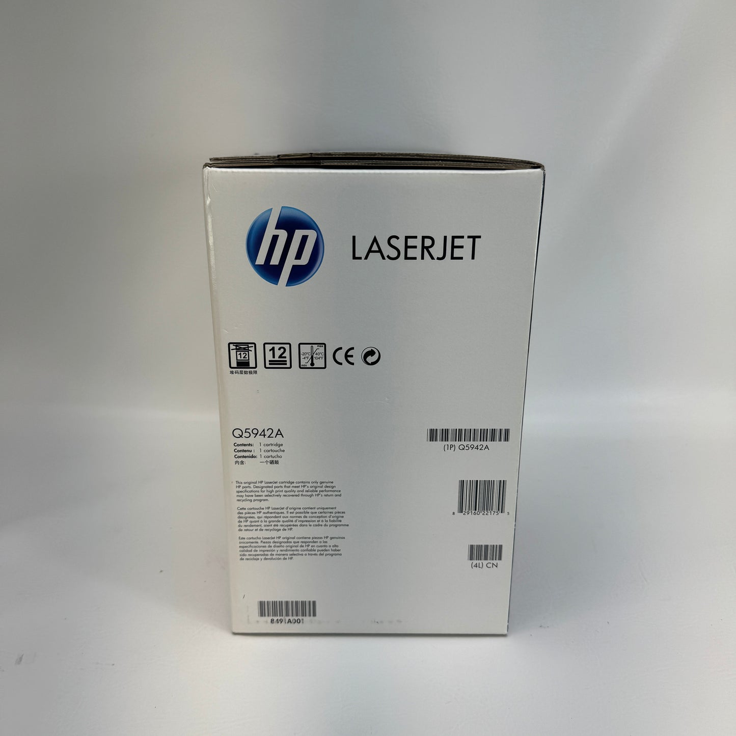 New HP 42A Q5942A Black Toner Cartridge