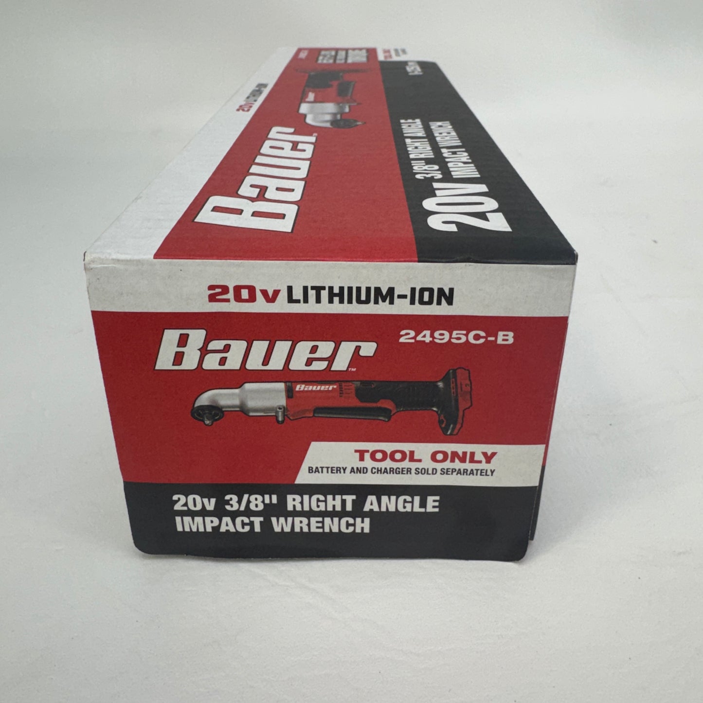 New Bauer 2495C-B 20V Right Angle Impact Wrench