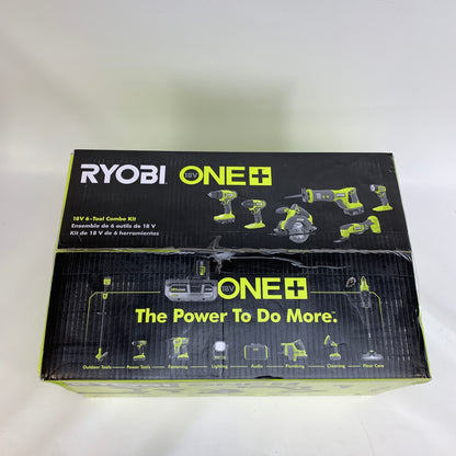 New Ryobi PCL160K2 18V 6-Tool Combo Set
