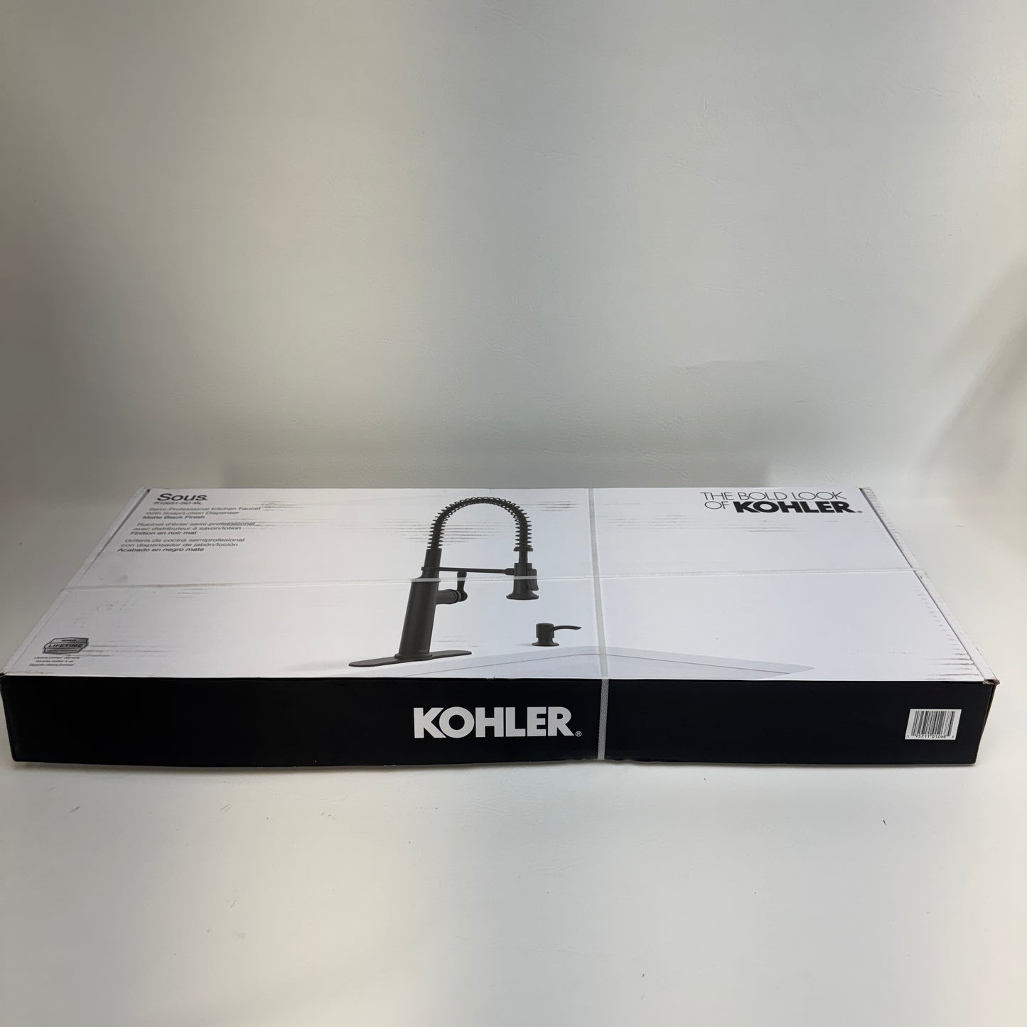 New Kohler Sous Faucet R10651-SD-BL