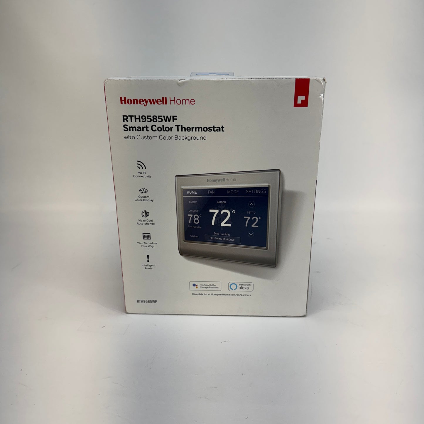 New Honeywell RTH9585WF Smart Color Thermostat