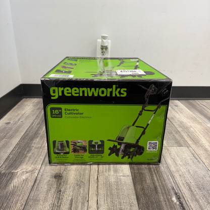 New Greenworks TL16B00 Electric Cultivator