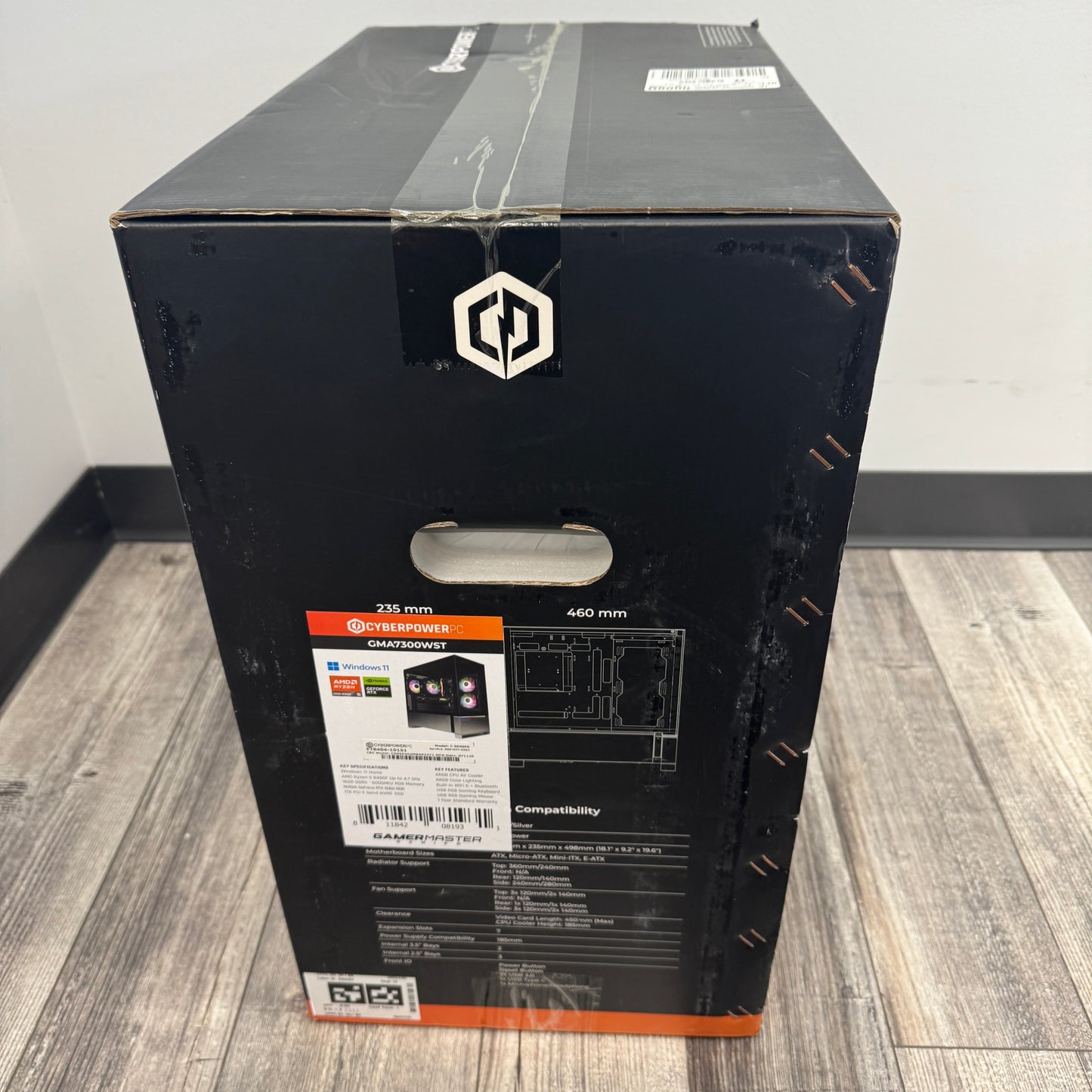 New CyberPower C-Series Ryzen 5 8400F 4.70GHz 16GB RAM 1TB SSD 