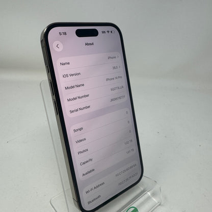 Unlocked Apple iPhone 14 Pro 1TB Gold 5Q2T3LL/A
