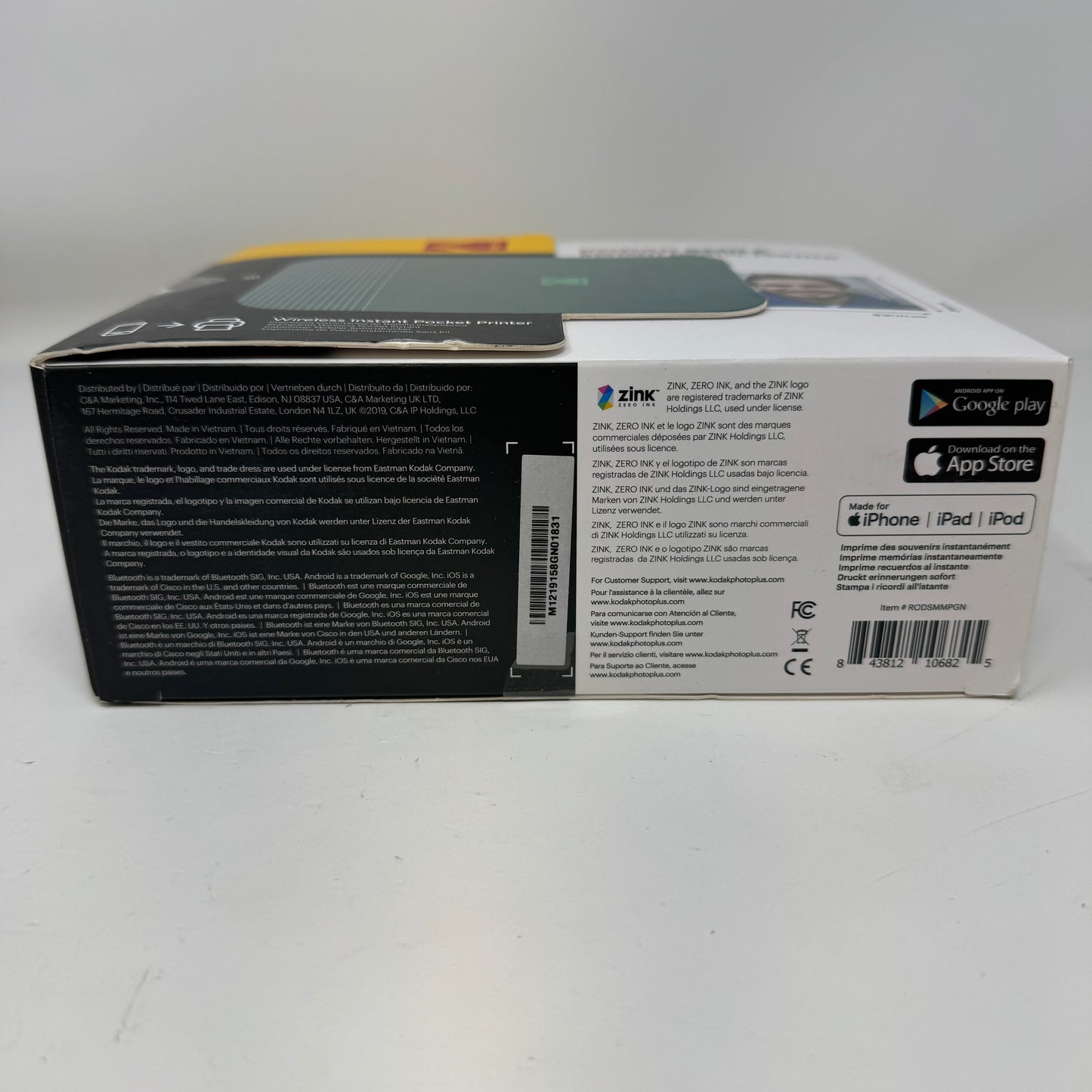 New Kodak Smile Instant Digital Printer RODSMMPGN