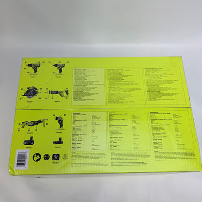 New Ryobi PCL160K2 18V 6-Tool Combo Set