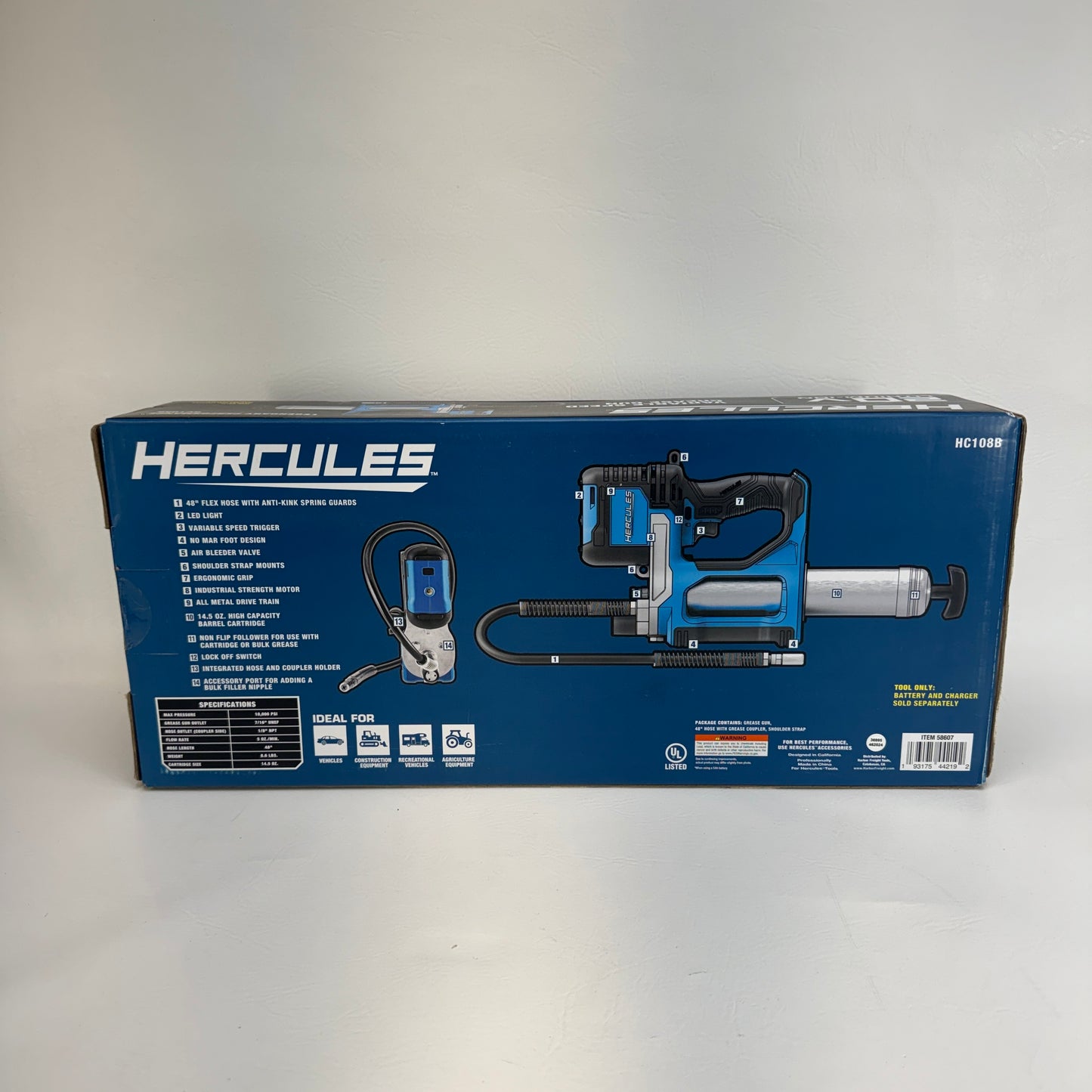 New HERCULES HC108B Grease Gun