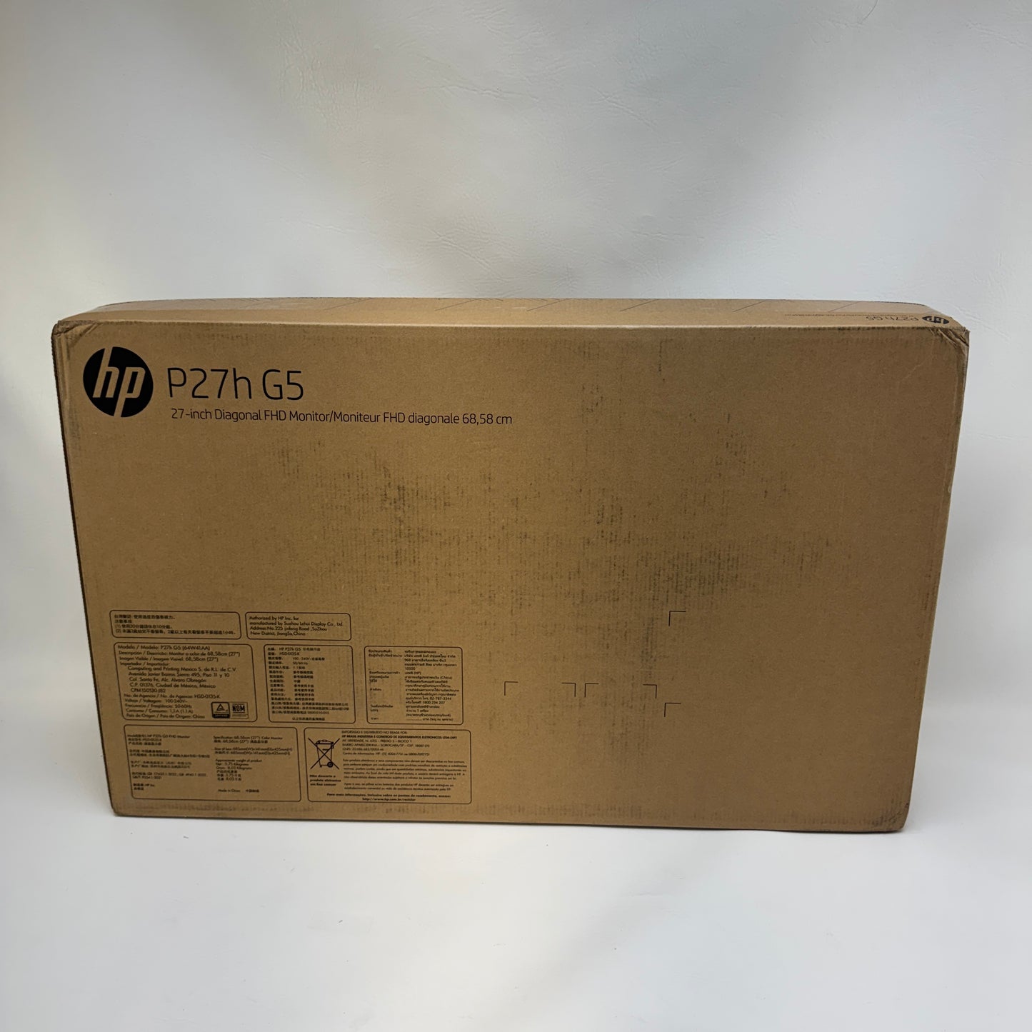 New HP 27" P75H G5 FHD Fast IPS 75Hz Display Monitor