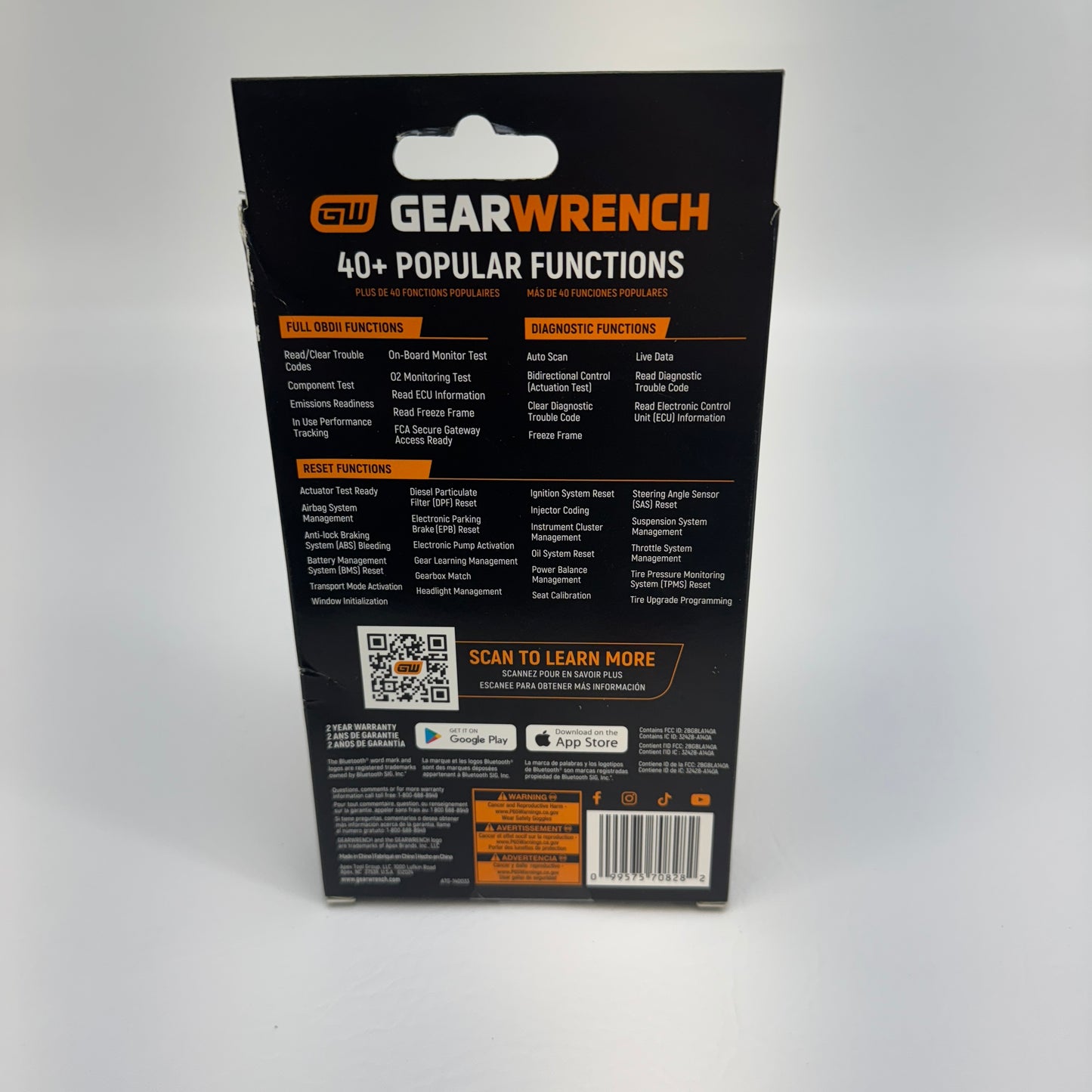 New GearWrench GWSMARTBT Digital Car Diagnostic Tool