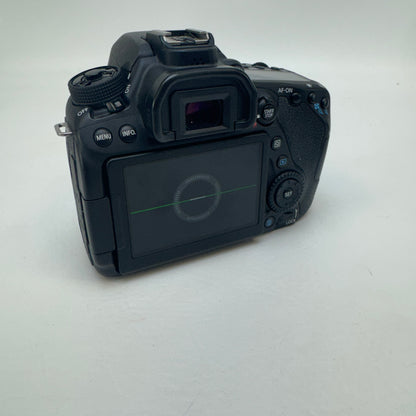 Canon EOS 80D 24.2MP Digital SLR DSLR Camera 1/8000 Shutter Count