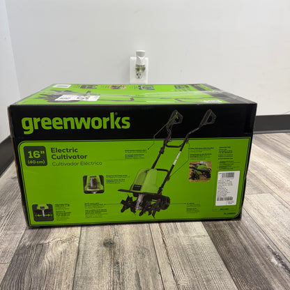 New Greenworks TL16B00 Electric Cultivator