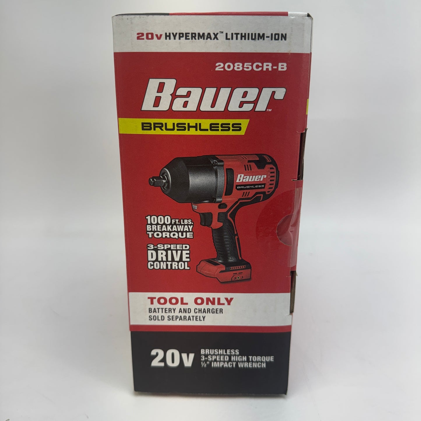 New Bauer 2085CR-B 20V 1/2" Impact Wrench