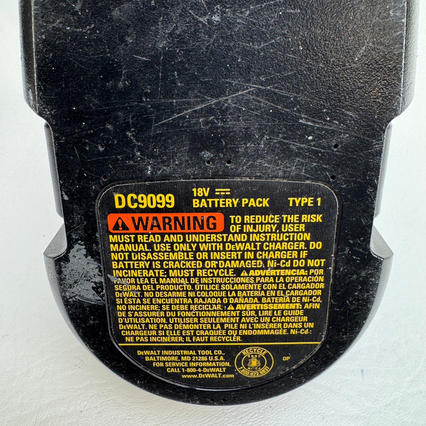 DeWalt DC720 18V 1/2" (13mm) Cordless Drill Driver