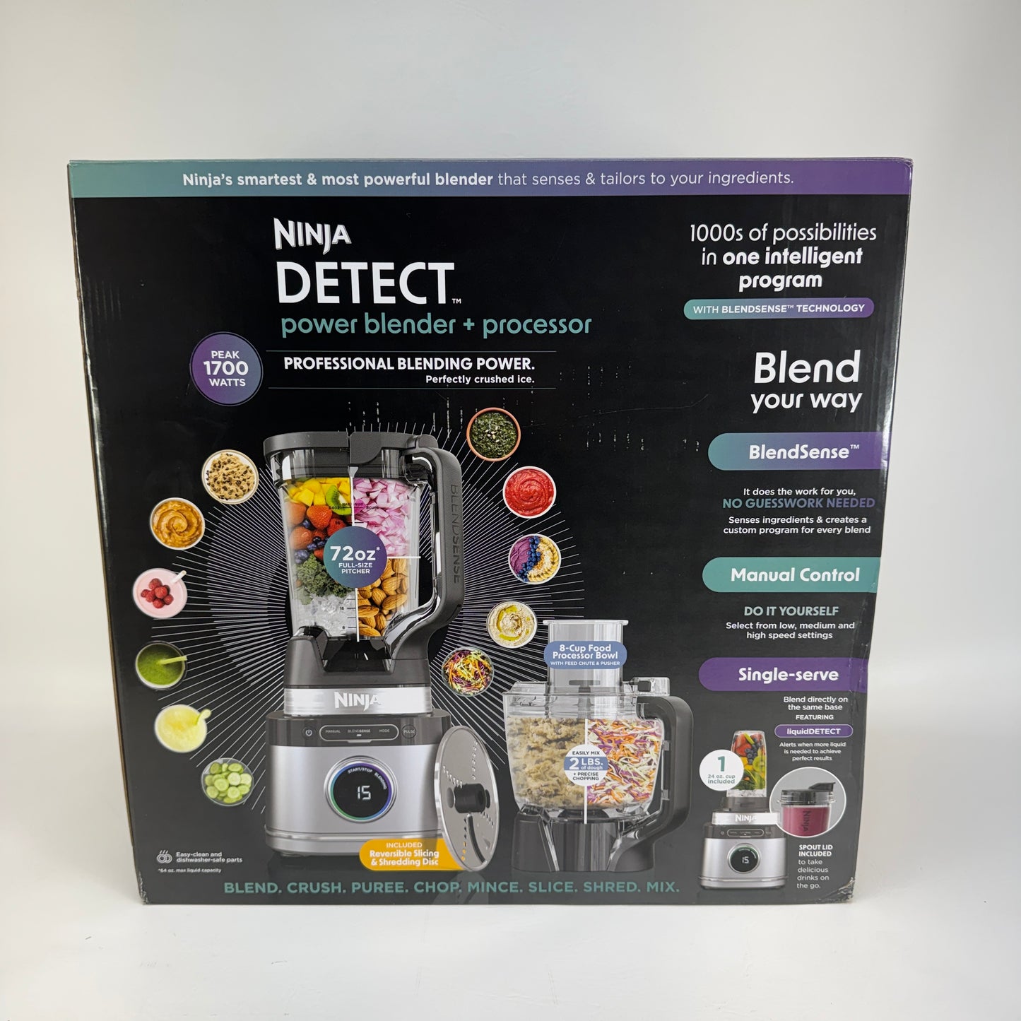 New Ninja Detect Power Blender + Processor Blender TB400WM