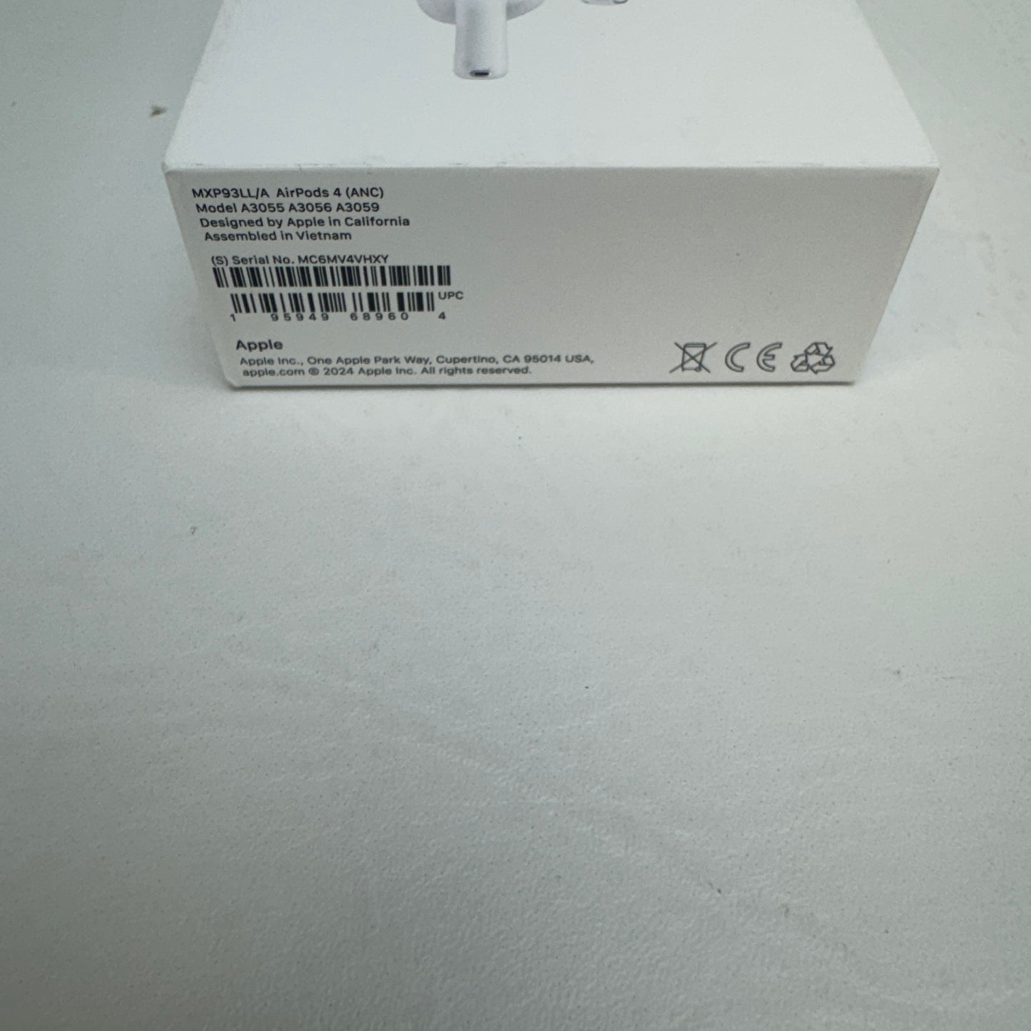 New Apple AirPods 4th Gen ANC with MagSafe Charging Case MXP93LL/A