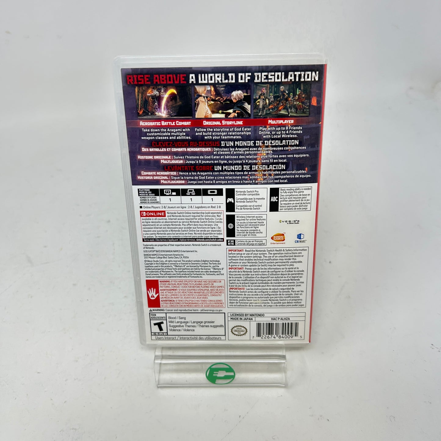 God Eater 3 (Nintendo Switch, 2019)