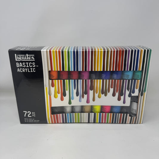 New Liquitex 72PC Basics Acrylic Paint