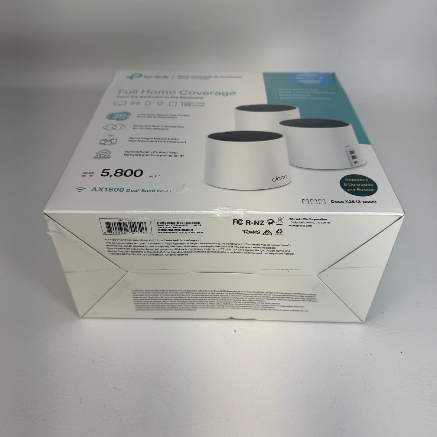 New TP-Link AX1800 Mesh Wifi  0150603804