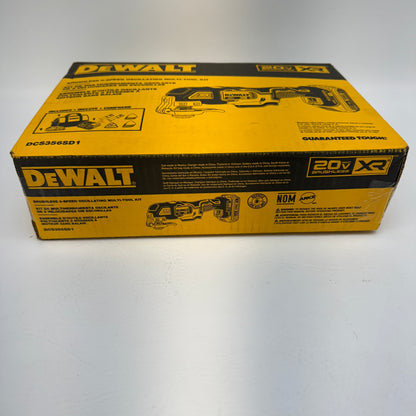 New DeWalt DCS356SD1 20V MAX Cordless Oscillating Multi-Tool XR