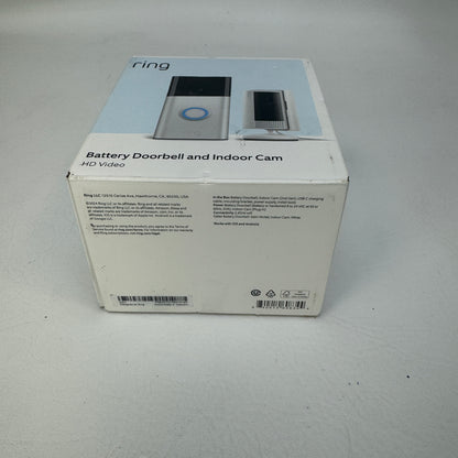 New Ring Battery Doorbell and Indoor Cam Home Surveillance     P9E0CC015031019H