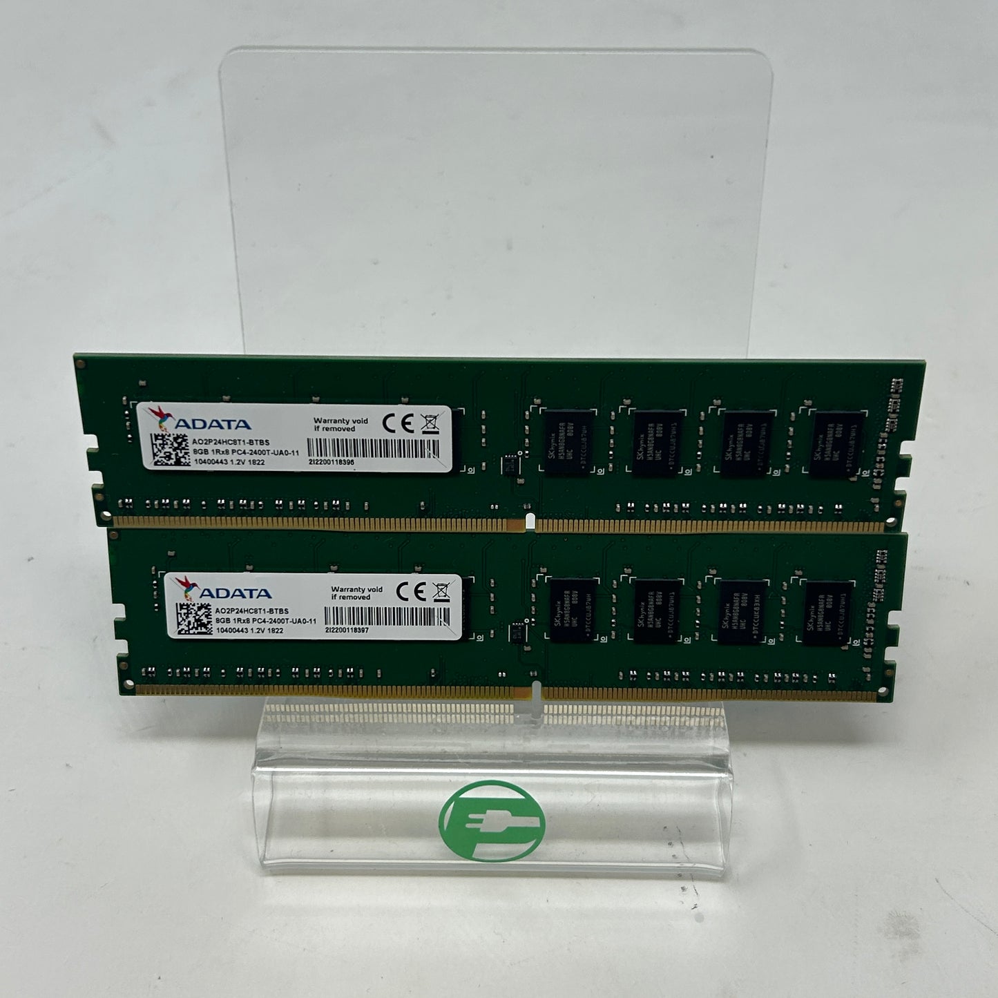 ADATA 1Rx8 PC4-2400T-UA0-11 16GB (2x8GB) RAM DDR4 2400MHz AO2P24HC8T1-BTBS