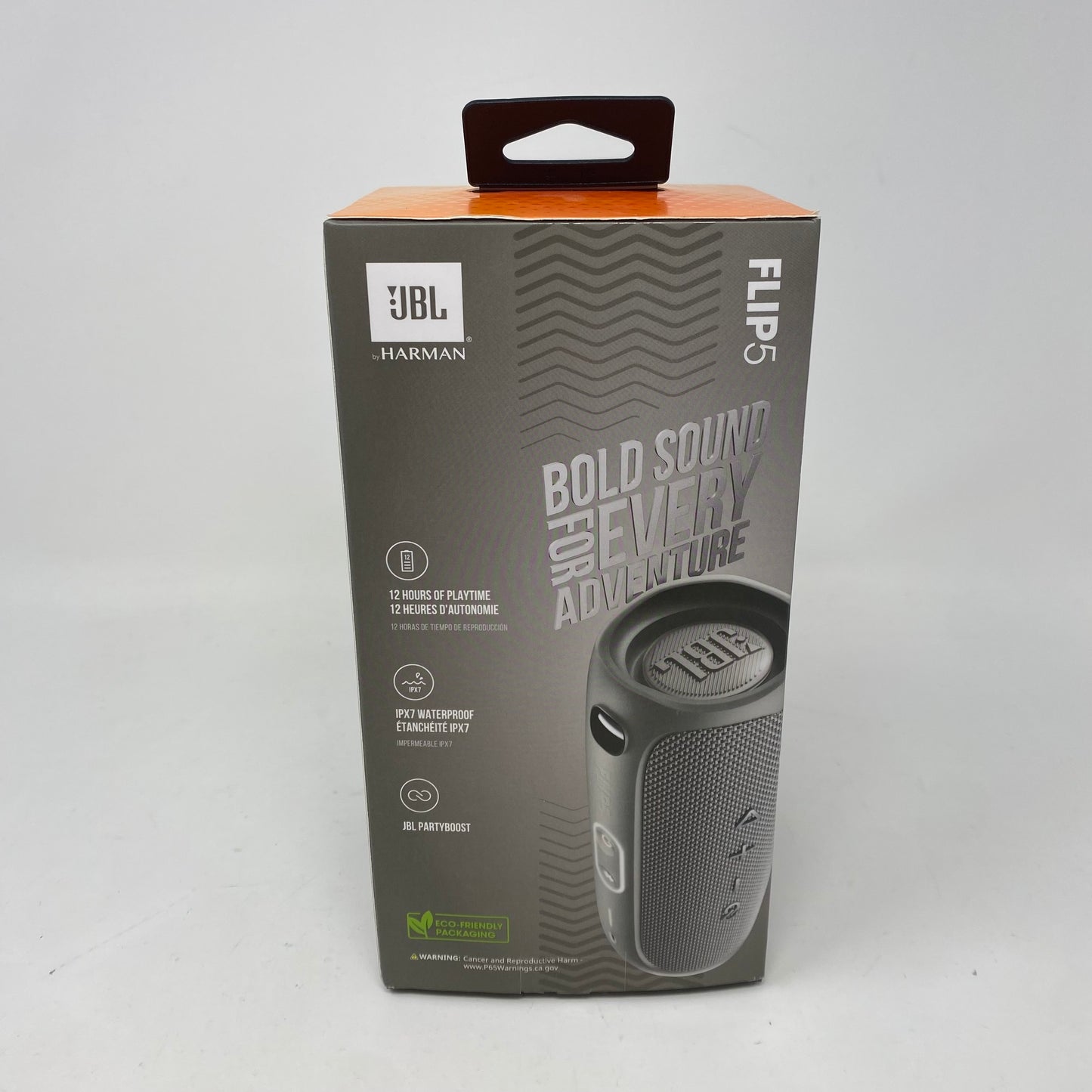 New JBL Flip 5 Portable Waterproof Bluetooth Speaker Gray