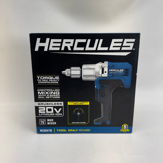 New HERCULES HCB97B 20V Mud Mixer