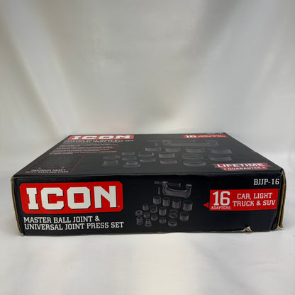 New ICON BJJP-16 Master Ball Joint and Universal Joint Press Set